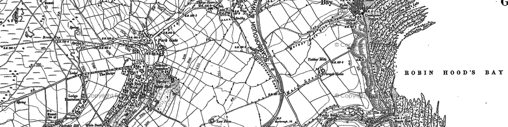 Old map of Fylingthorpe in 1892