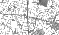 Old Map of Gailey, 1883