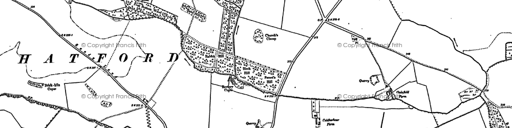 Old map of Gainfield in 1898