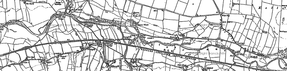 Old map of Barugh Ho in 1897
