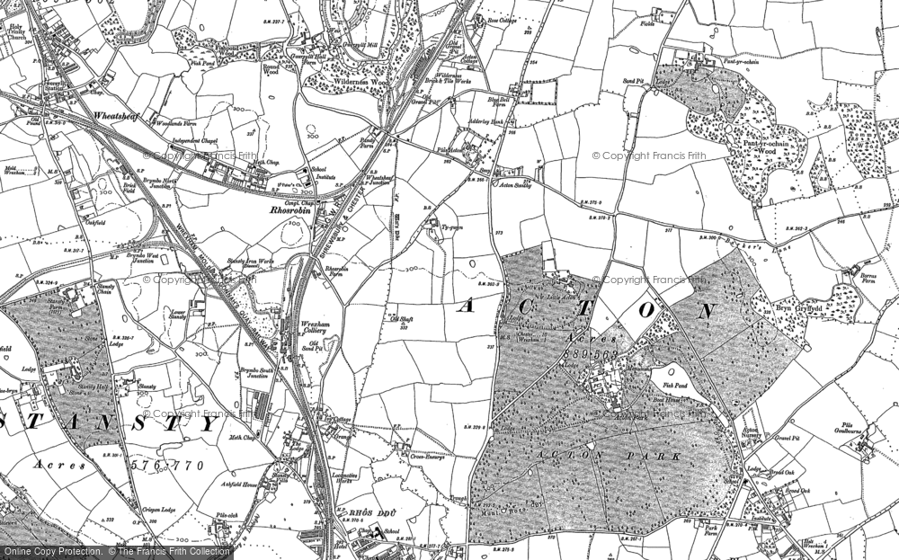 Old Map of Garden Village, 1898 - 1909 in 1898