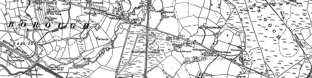 Old map of Garden Village in 1905