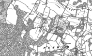 Old Map of Garlinge Green, 1896