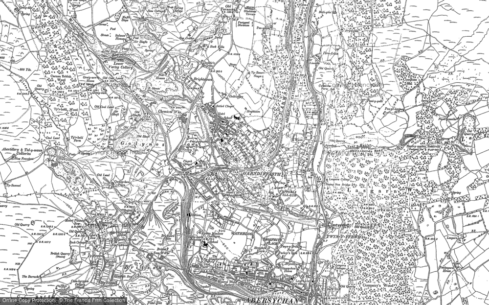 Old Map of Garndiffaith, 1899 - 1900 in 1899