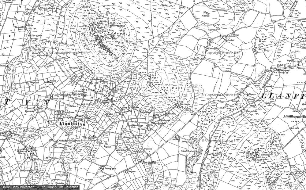 Old Map of Garnfadryn, 1888 - 1899 in 1888