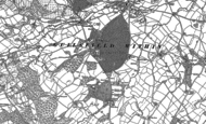 Old Map of Garth, 1884 - 1885