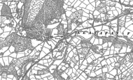 Old Map of Garth, 1887 - 1904