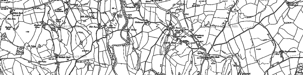 Old map of Barnsdale in 1897