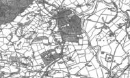 Old Map of Garthmyl, 1884