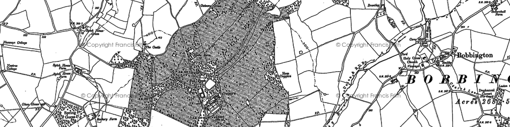 Old map of Sytch Ho Green in 1901