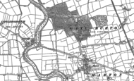 Old Map of Gate Burton, 1885 - 1898