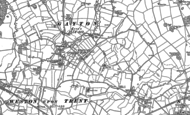 Old Map of Gayton, 1881