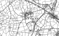 Old Map of Gayton, 1883
