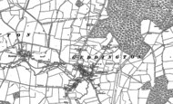 Old Map of Geddington, 1884 - 1885