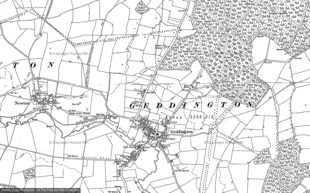 Geddington, 1884 - 1885