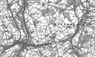 Old Map of Gelli-hâf, 1916