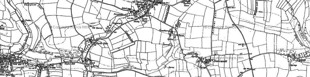 Old map of Darracott in 1903