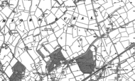 Old Map of Gidea Park, 1895