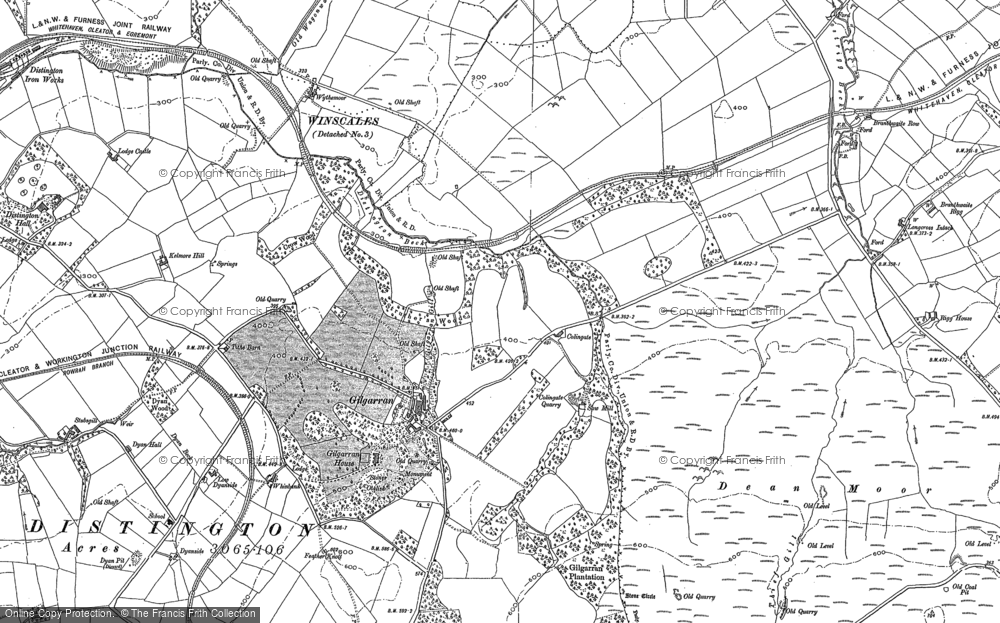 Old Map of Gilgarran, 1898 - 1923 in 1898