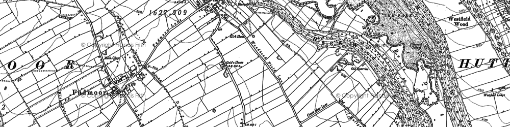 Old map of Birch Hagg Ho in 1853