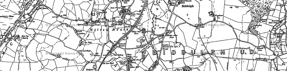 Old map of Marsh Green in 1878