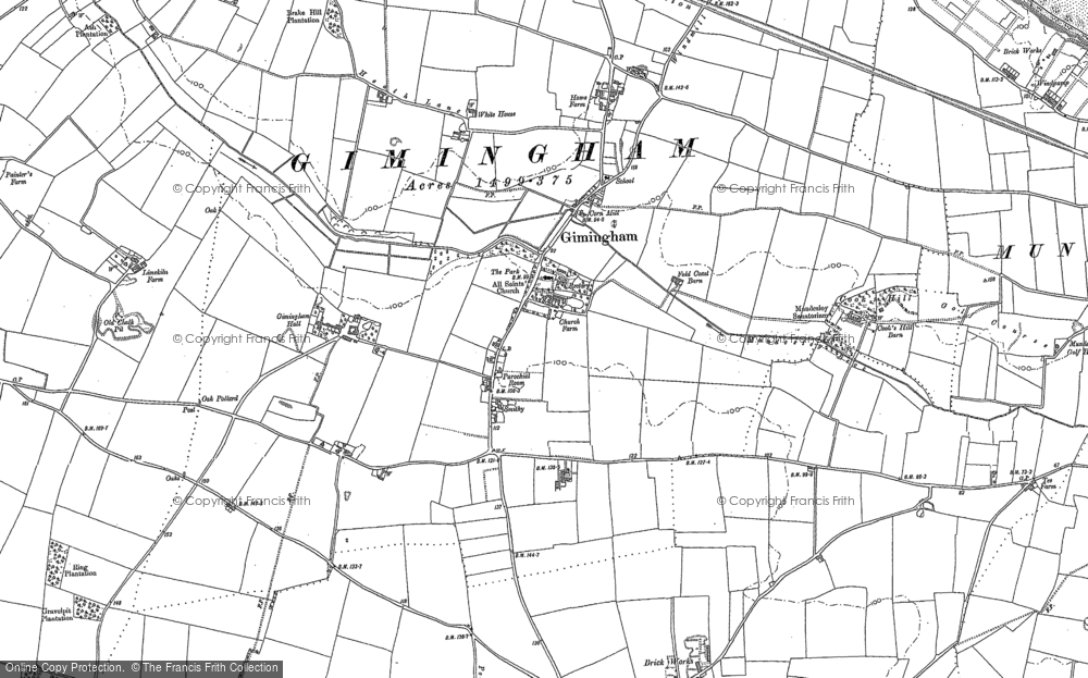 Old Map of Gimingham, 1905 in 1905