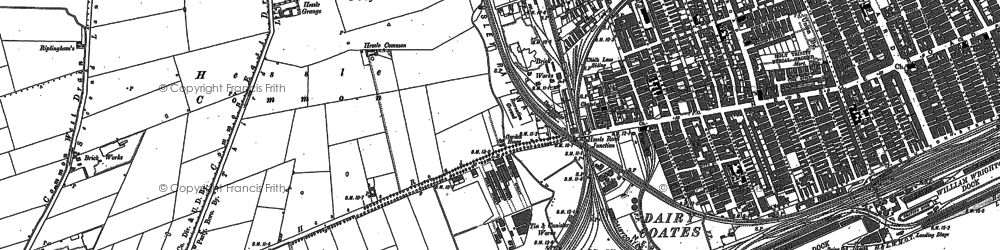Old map of Pickering Park in 1908