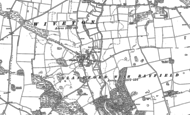 Old Map of Glandford, 1886