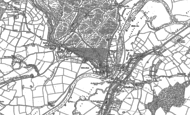 Old Map of Glasbury, 1887 - 1903