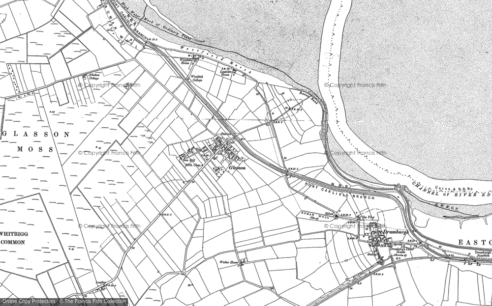 Old Map of Glasson, 1899 - 1924 in 1899