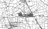Old Map of Glaston, 1902