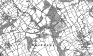 Old Map of Glazeley, 1882