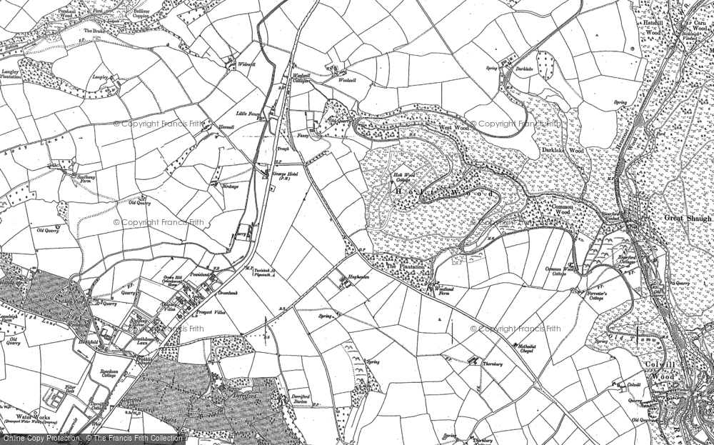 Old Map of Glenholt, 1884 - 1912 in 1884