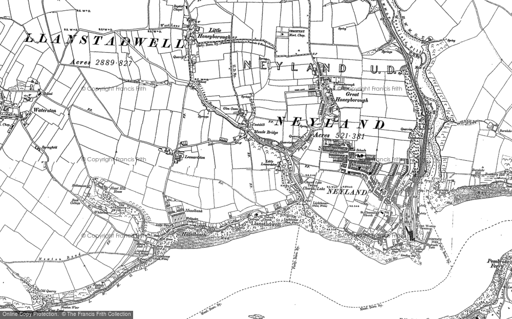 Old Map of Glenowen, 1906 - 1948 in 1906