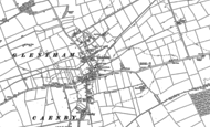 Old Map of Glentham, 1885 - 1886