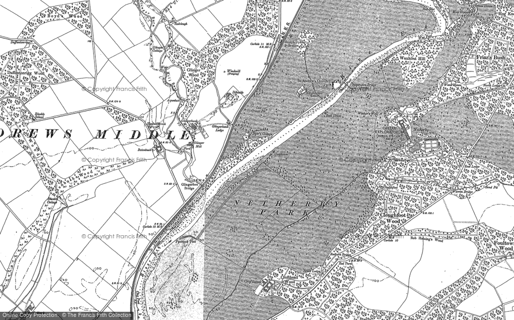 Old Map of Historic Map covering Becklees in 1947