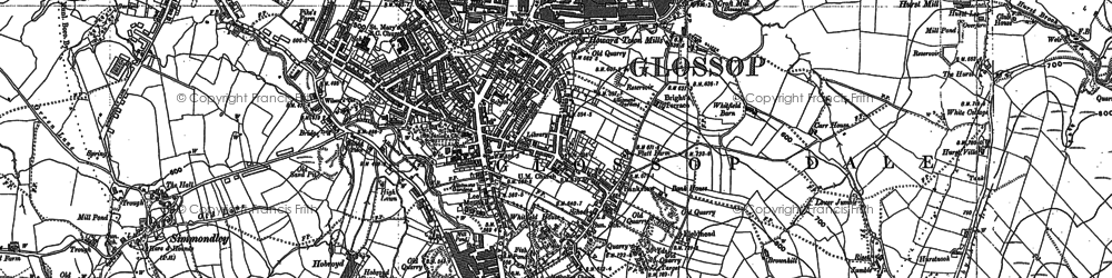 Old map of Moorfield in 1897