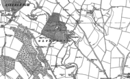 Old Map of Glympton, 1898