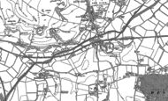 Old Map of Glynde, 1898
