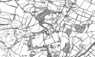 Old Map of Glyndebourne, 1898