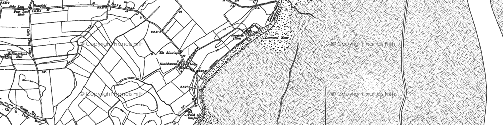 Old map of Leonard Scar in 1910
