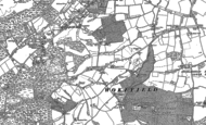 Old Map of Goddard's Green, 1909 - 1910