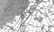 Old Map of Godmersham, 1896