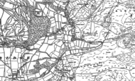Old Map of Godshill, 1895 - 1908