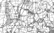 Old Map of Godshill, 1907