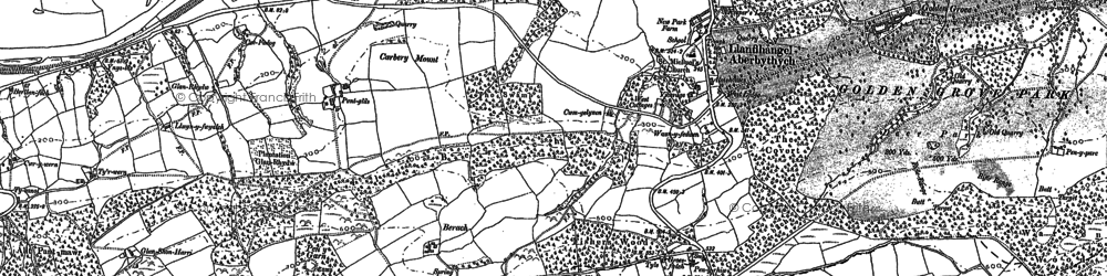 Old map of Golden Grove in 1884