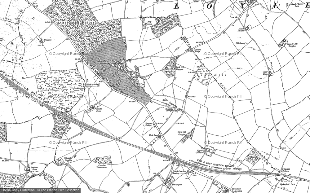 Old Map of Goldicote Ho, 1883 - 1900 in 1883