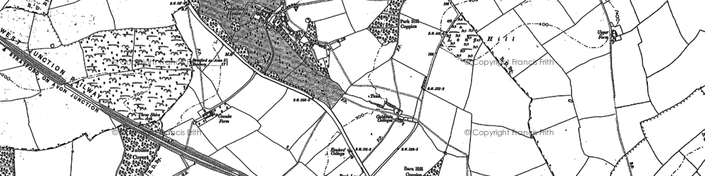 Old map of Goldicote Ho in 1883