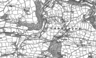 Old Map of Goodleigh, 1885 - 1886