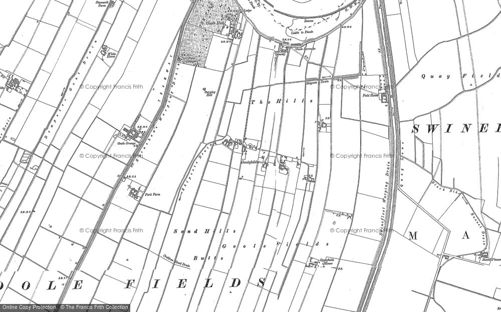Old Map of Goole Fields, 1904 in 1904